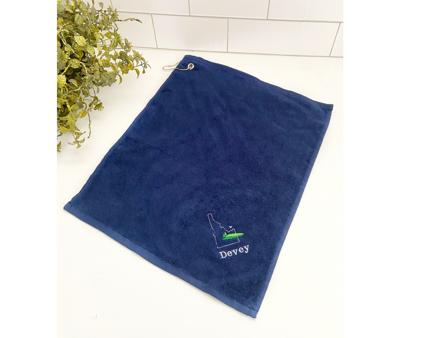 Embroidered State Golf Towel