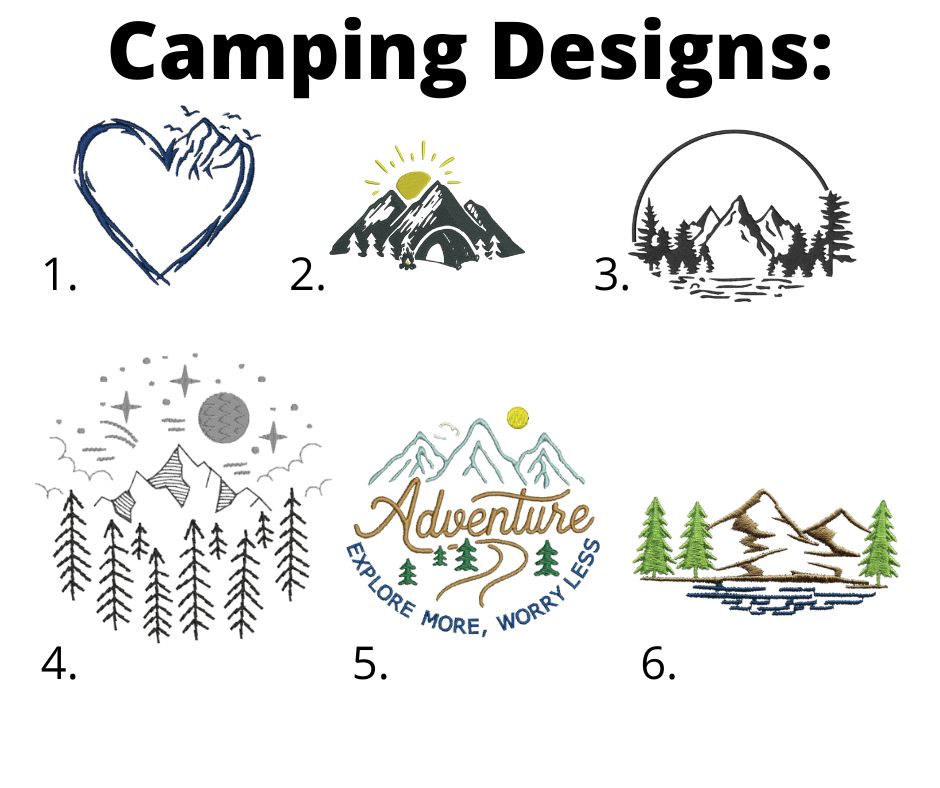 Custom Embroidered Camping Hats