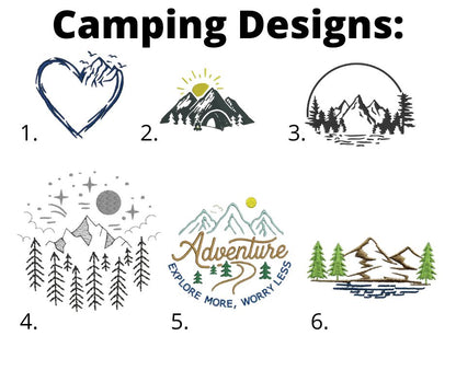 Custom Embroidered Camping Hats