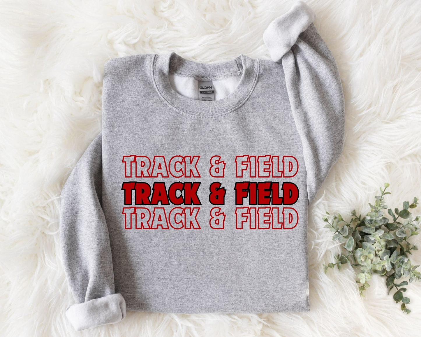 Triple Track and Field Sweatshirt (Unisex)