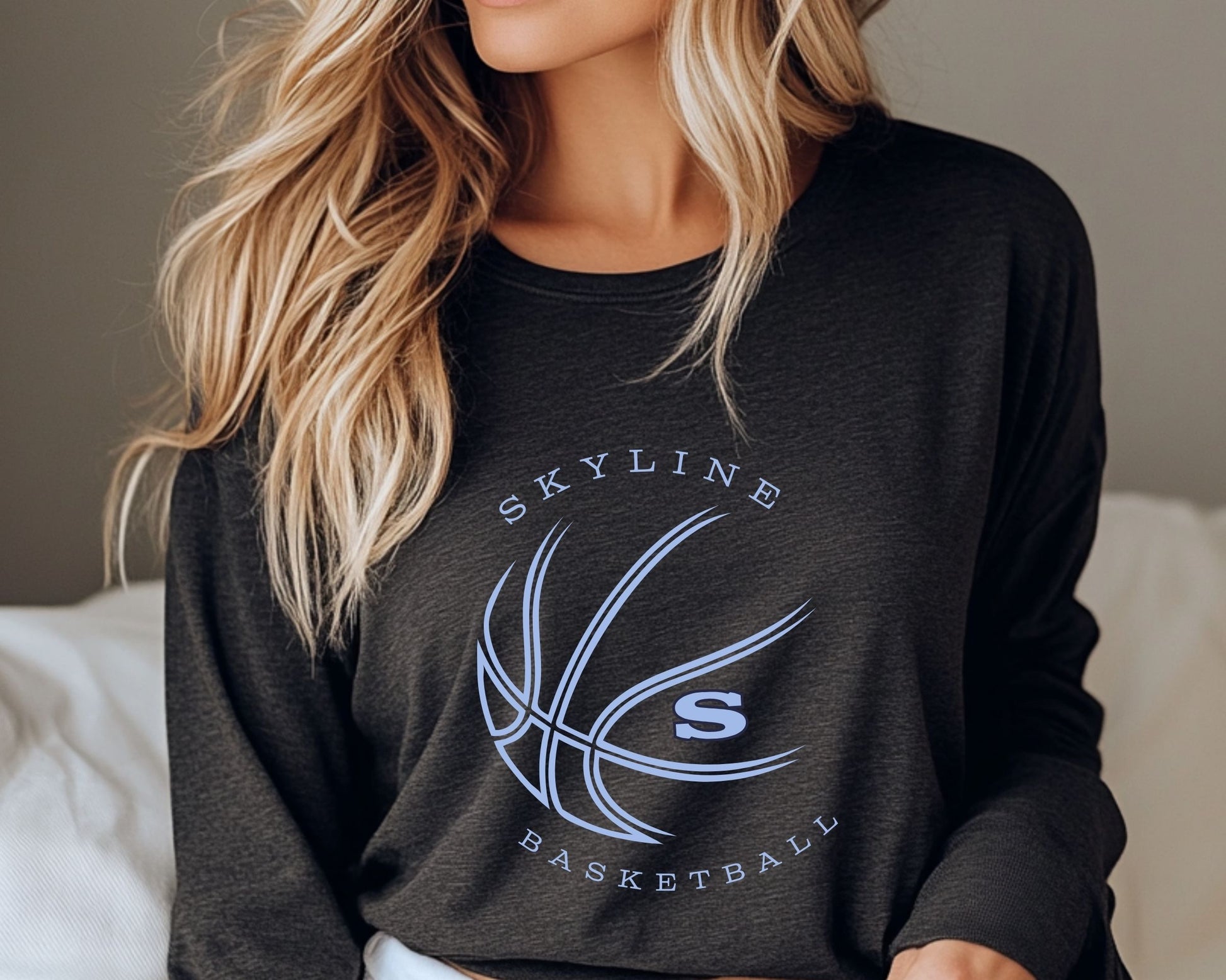 Skyline Logo Long Sleeve Tees La Bella Rose Boutique