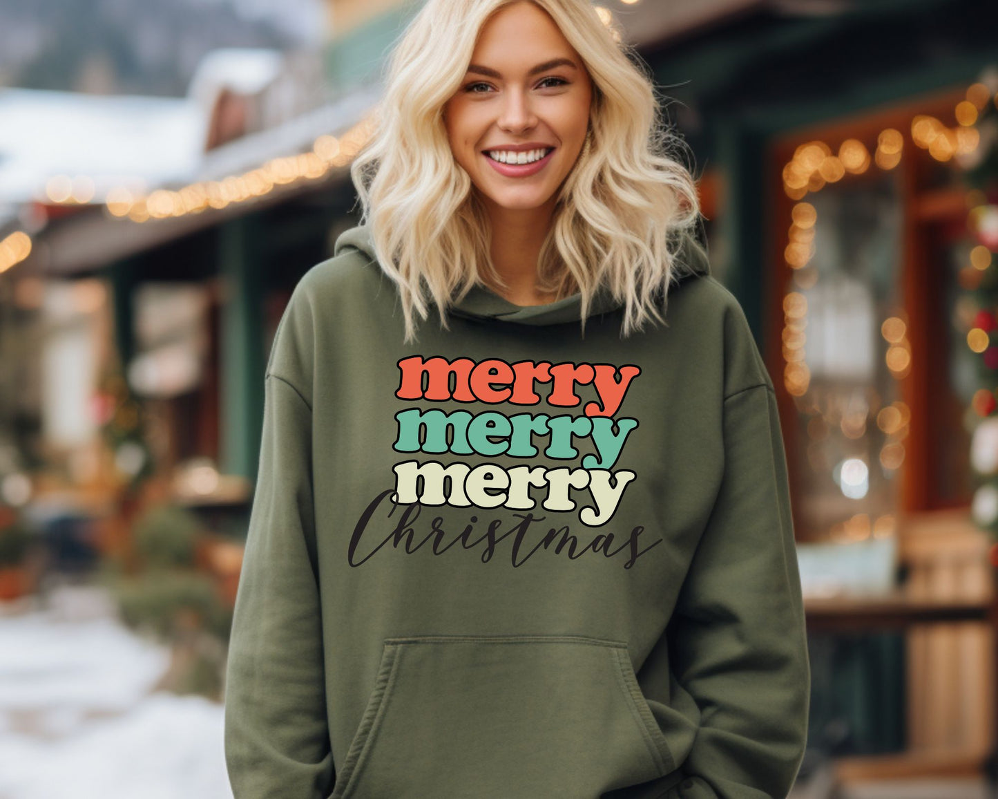Classic Christmas Hoodies La Bella Rose Boutique
