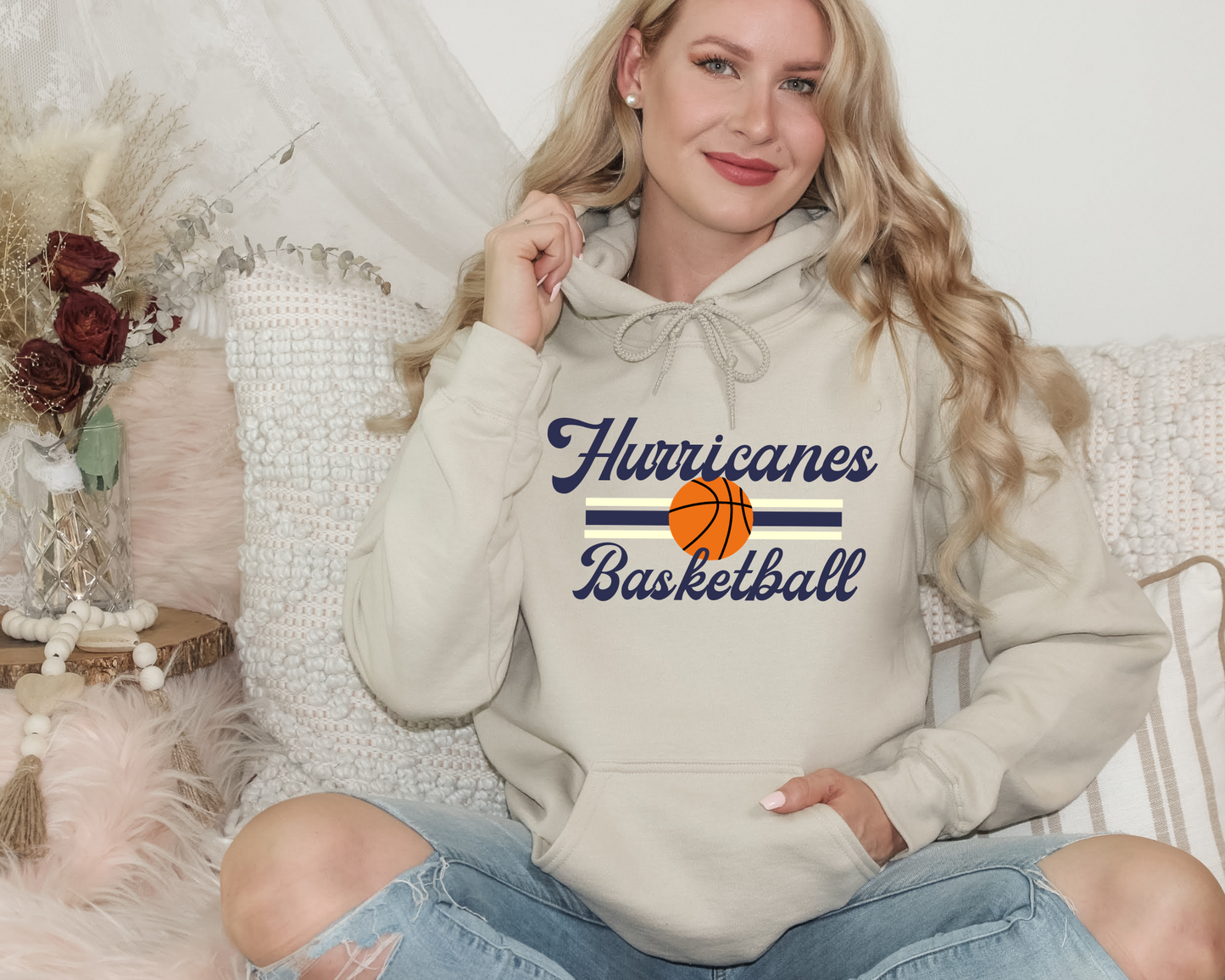 Retro Basketball Hoodie