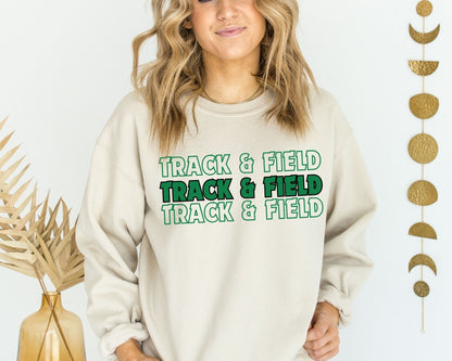 Triple Track and Field Sweatshirt (Unisex)