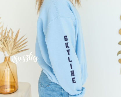 Add on for Name on Back or sleeve of Tee or Sweatshirt La Bella Rose Boutique