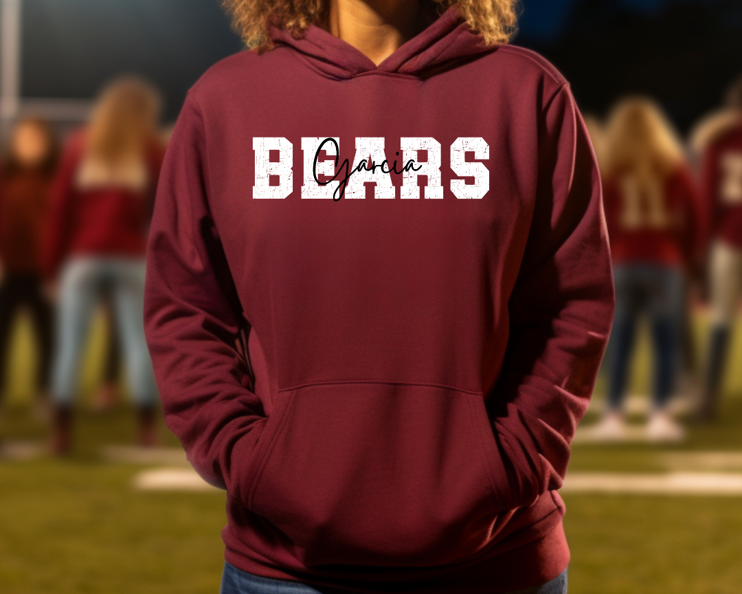 Custom Team Name Hoodie La Bella Rose Boutique