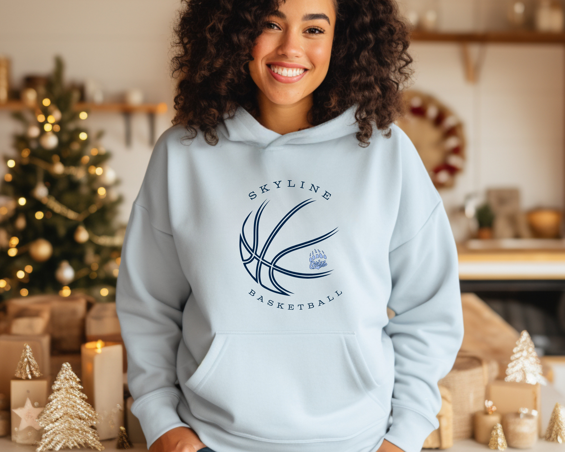 Skyline Basketball Hoodie La Bella Rose Boutique