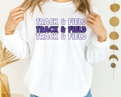 Triple Track and Field Sweatshirt (Unisex)