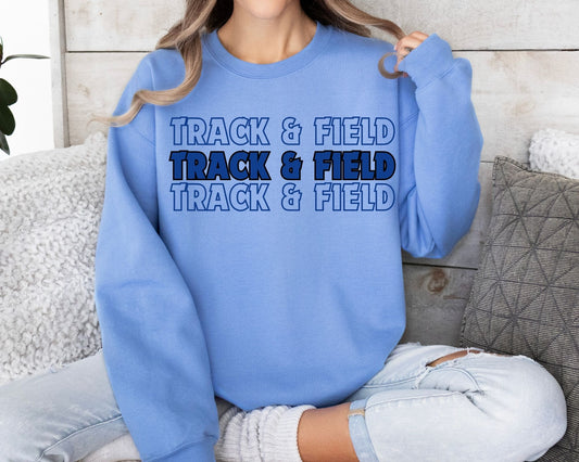 Triple Track and Field Sweatshirt (Unisex)