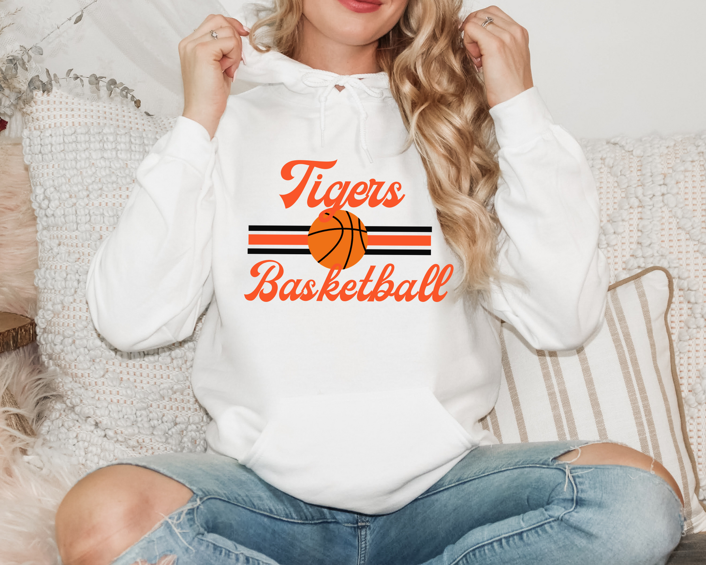 Retro Basketball Hoodie