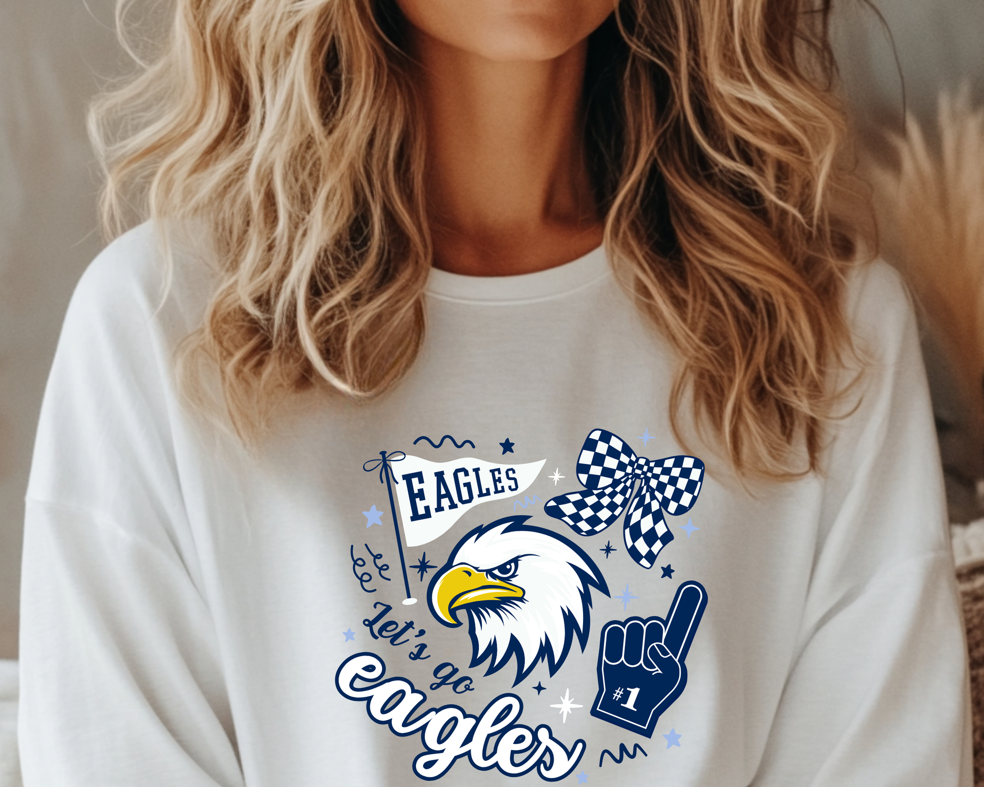 Eagle Rock "Let's Go Eagle" Long Sleeve La Bella Rose Boutique