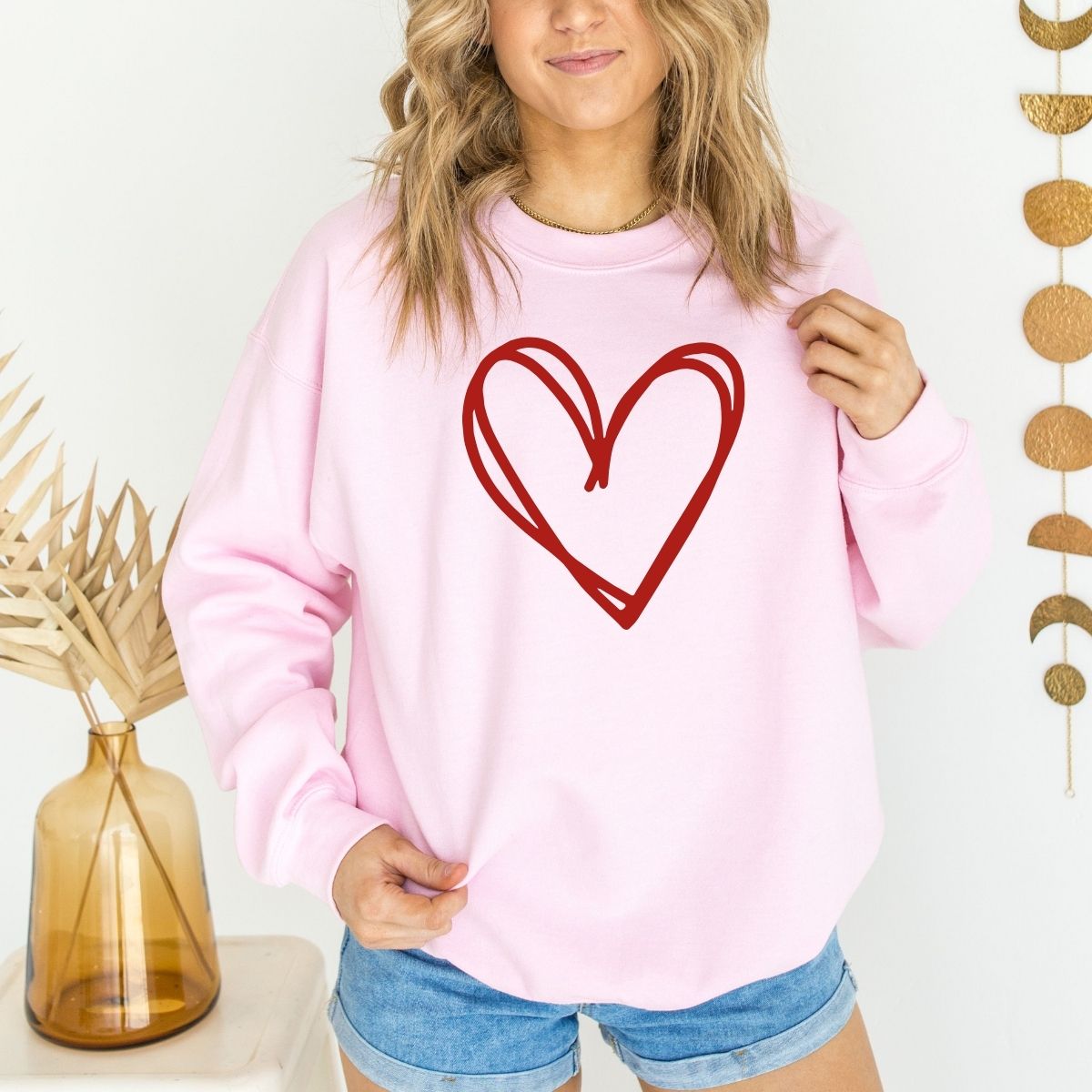 Cute Valentines Sweatshirt La Bella Rose Boutique