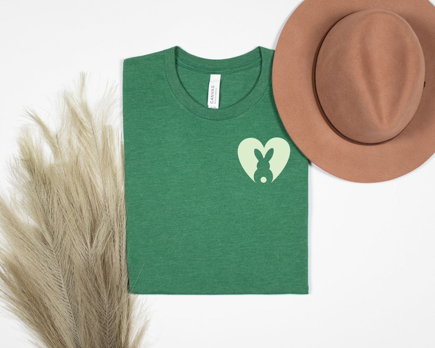 Personalized Easter Bunny Heart Tee