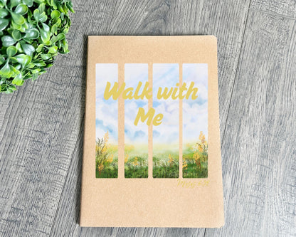 Walk with me Moses 6:24 notebook Flower Garden La Bella Rose Boutique