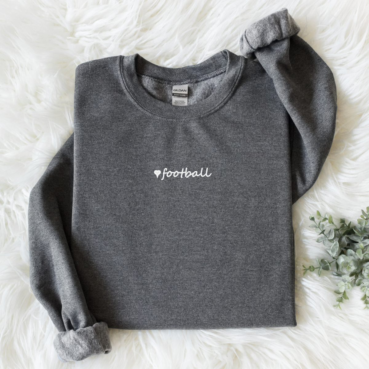 Fan Embroidered Sweatshirt