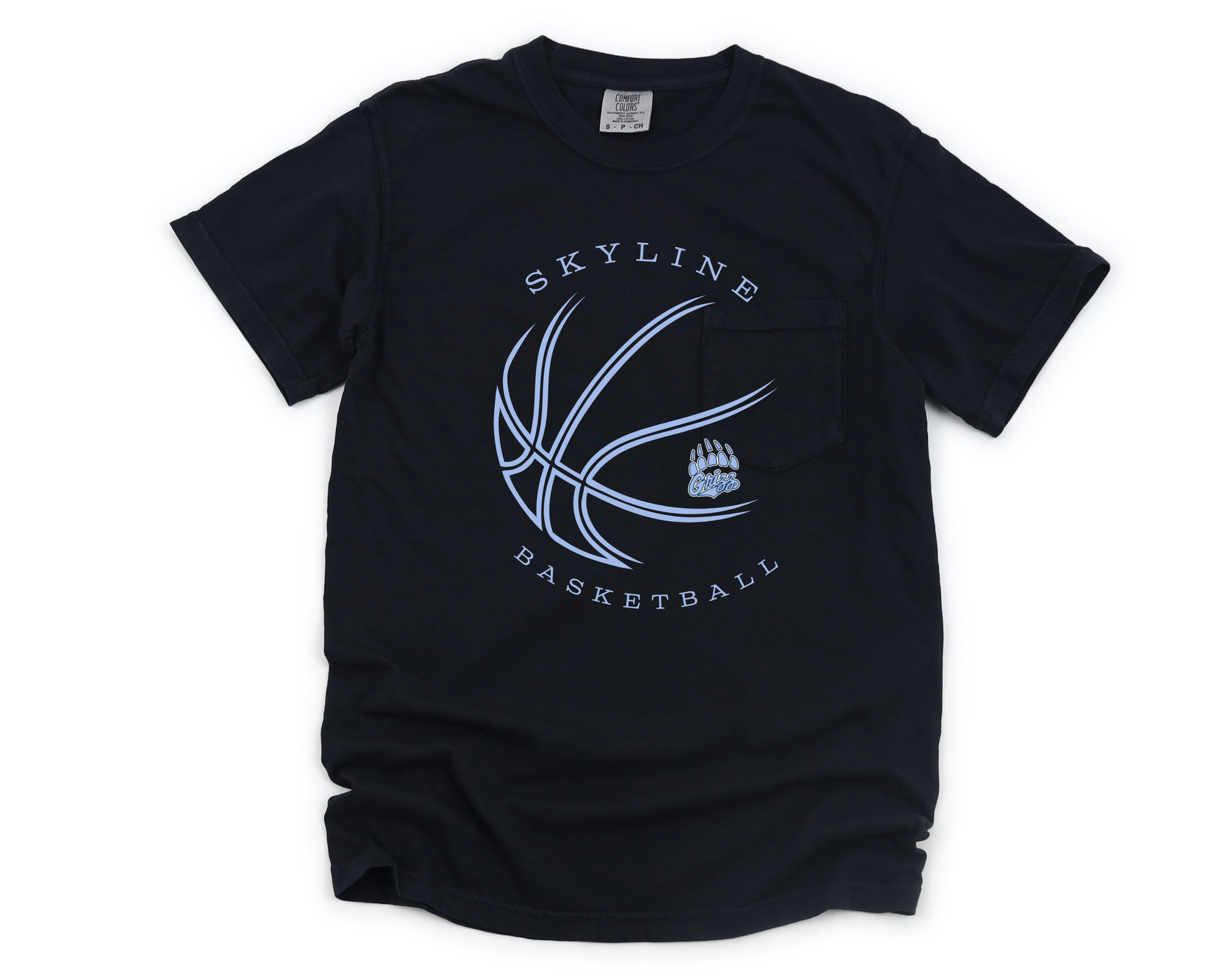 Skyline Basketball Tee | Comfort Color La Bella Rose Boutique