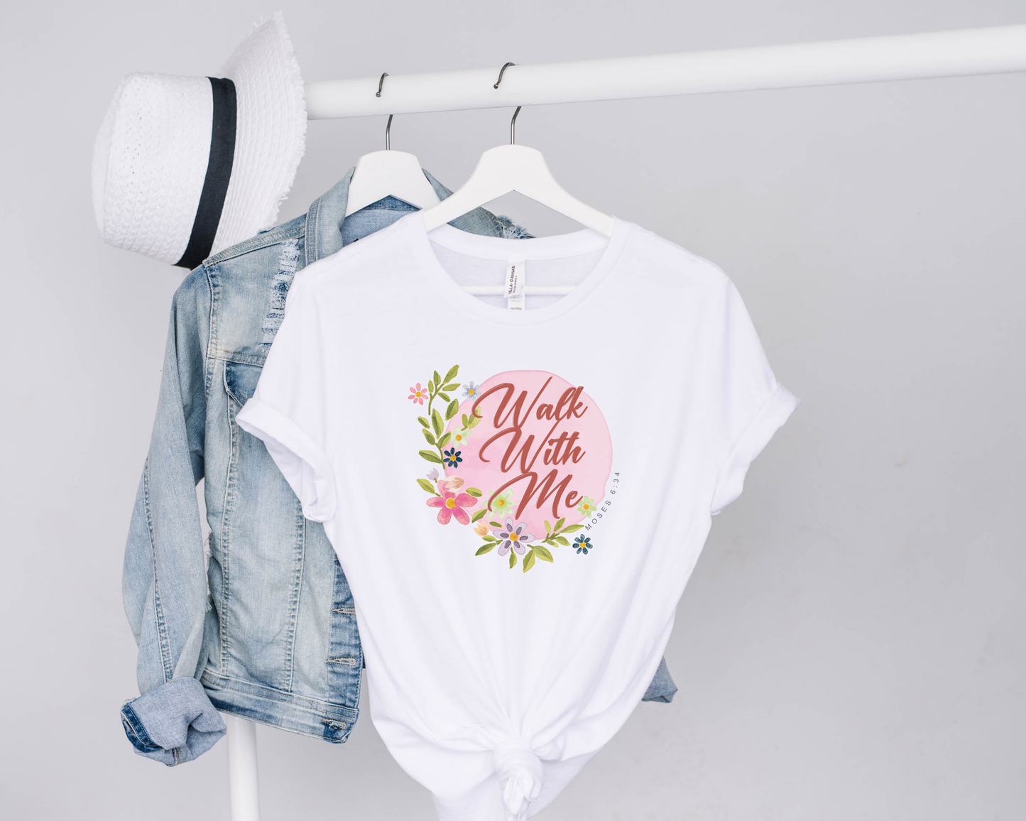 2026 Girls Camp | Walk With Me | Moses 6:34 | Blossom Tees La Bella Rose Boutique