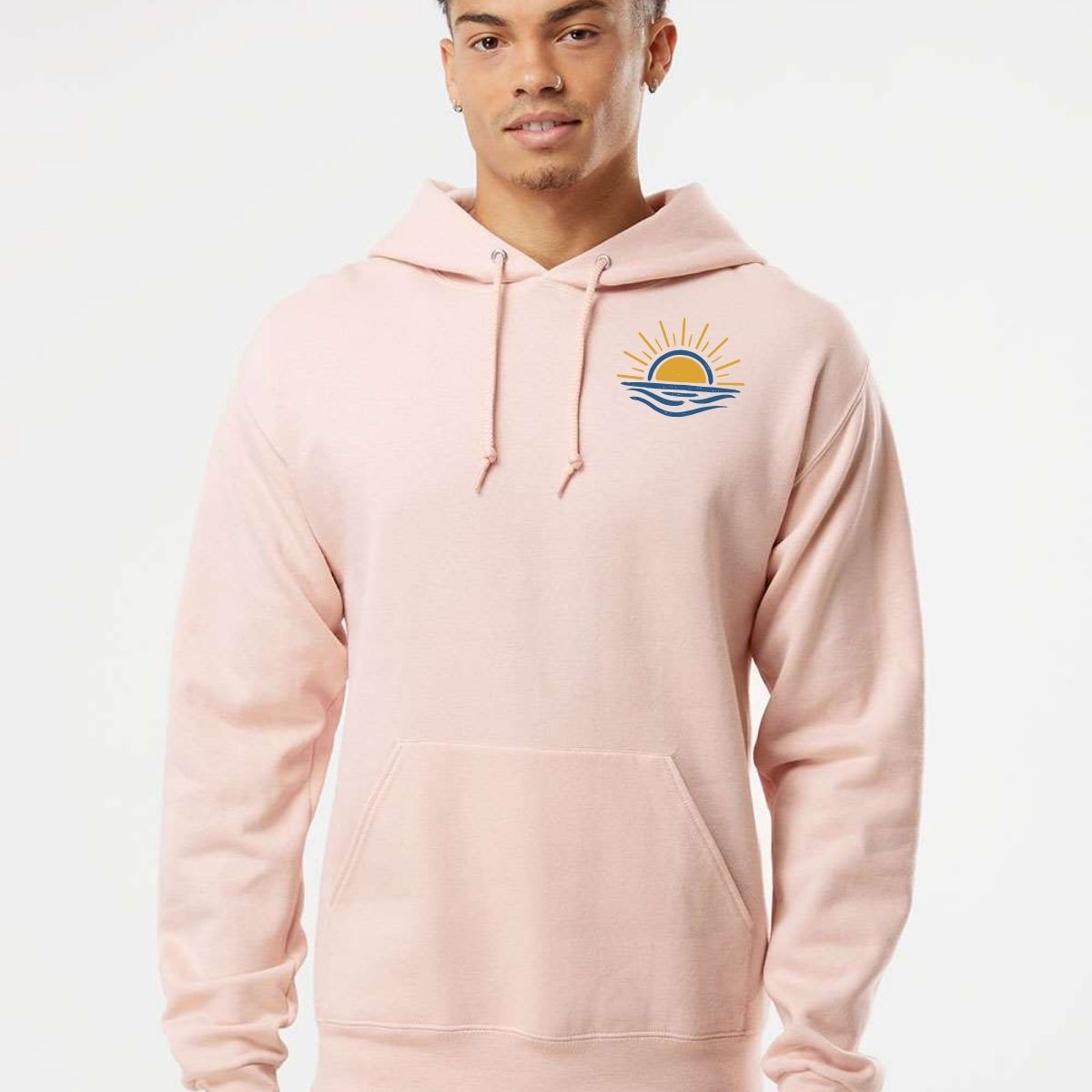 Walk With Me | Moses 6:34 | Foot Steps Hoodie Sunset La Bella Rose Boutique