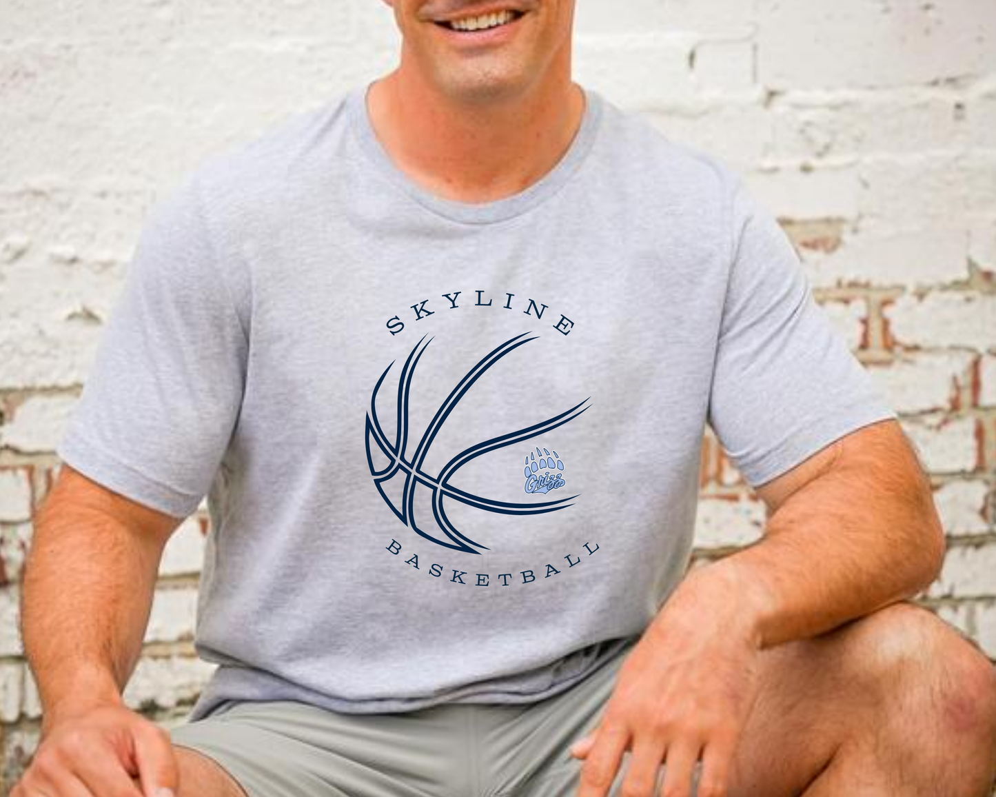 Skyline Basketball Tee | Comfort Color La Bella Rose Boutique