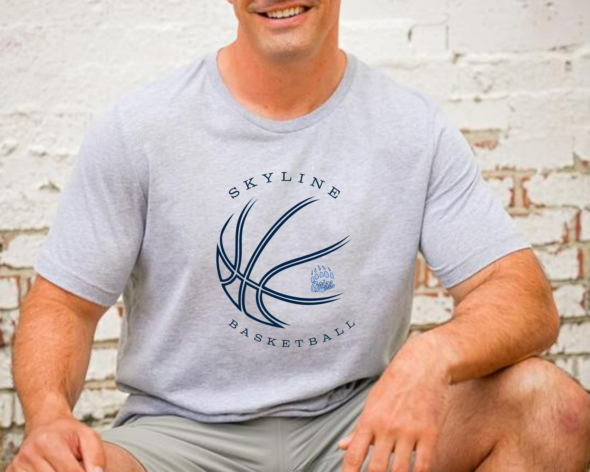 Skyline Basketball Tee | Bella Canvas La Bella Rose Boutique