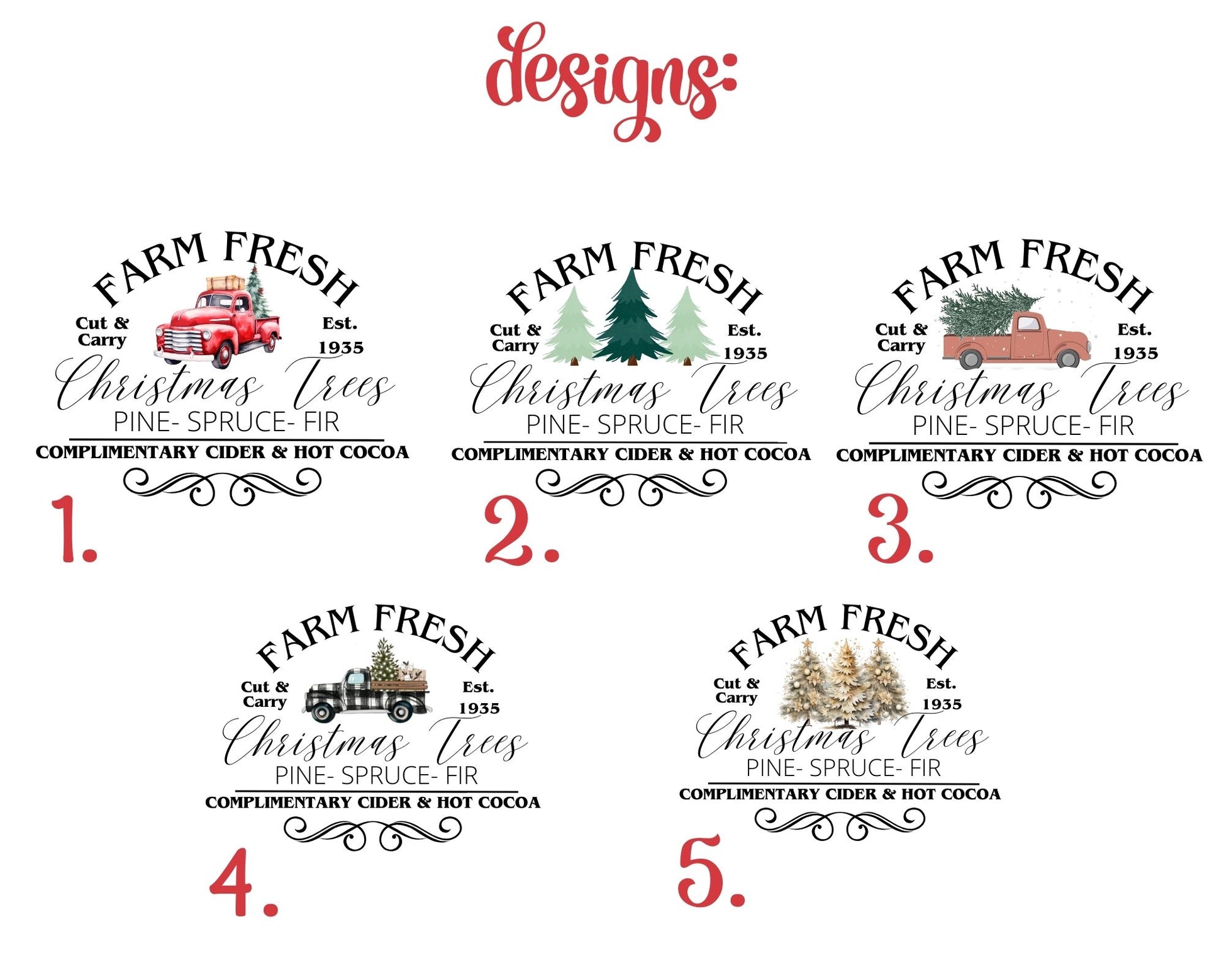 Farm Fresh Christmas Tree Tees La Bella Rose Boutique