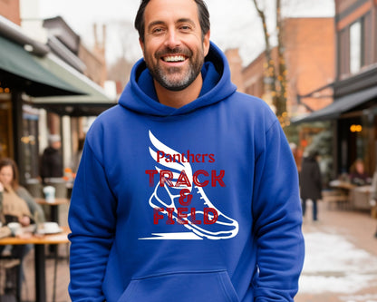 Custom Mascot Track and Field Hoodie (Unisex)