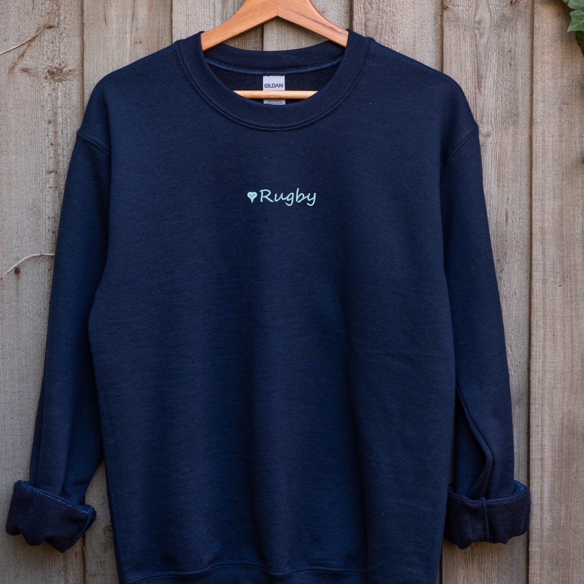 Fan Embroidered Sweatshirt