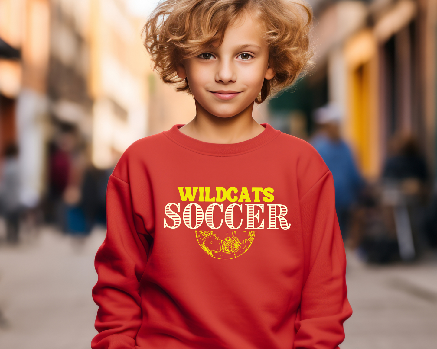 Vintage Soccer Sweatshirt Youth Size