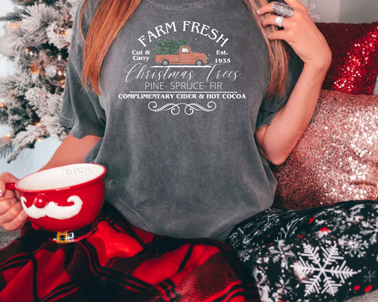 Farm Fresh Christmas Tree Tees La Bella Rose Boutique