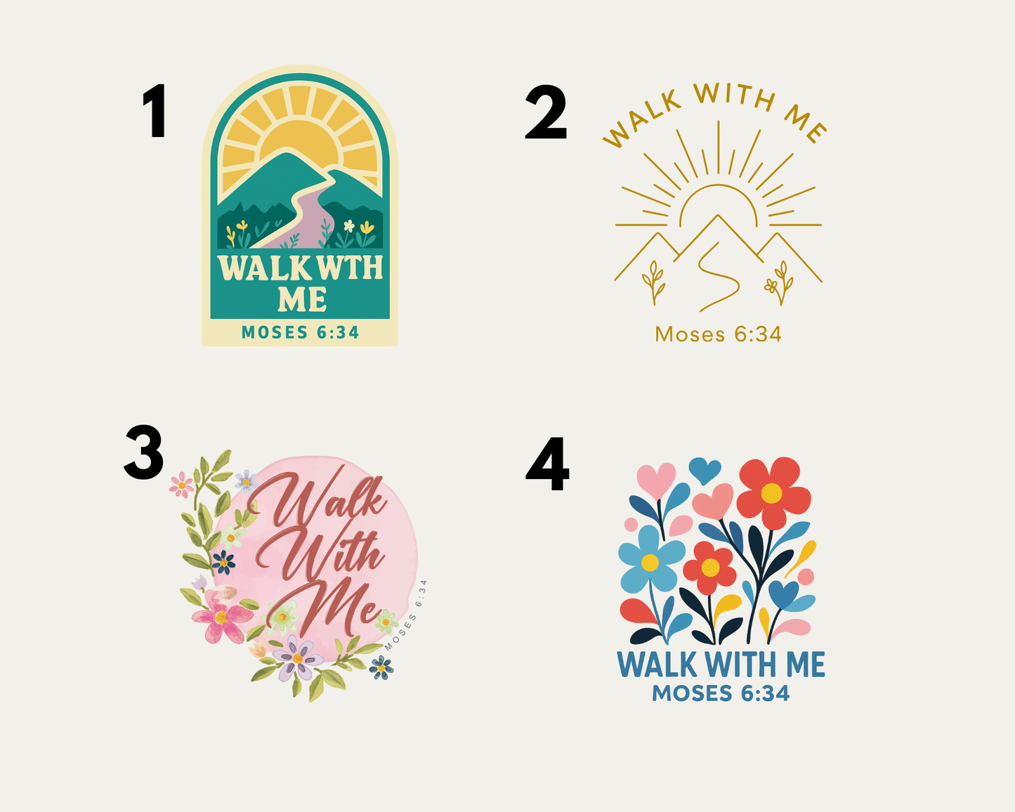 2026 Girls Camp | Walk With Me | Moses 6:34 | Minimalist Sweatshirt La Bella Rose Boutique