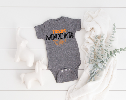 Vintage Soccer Baby Bodysuit