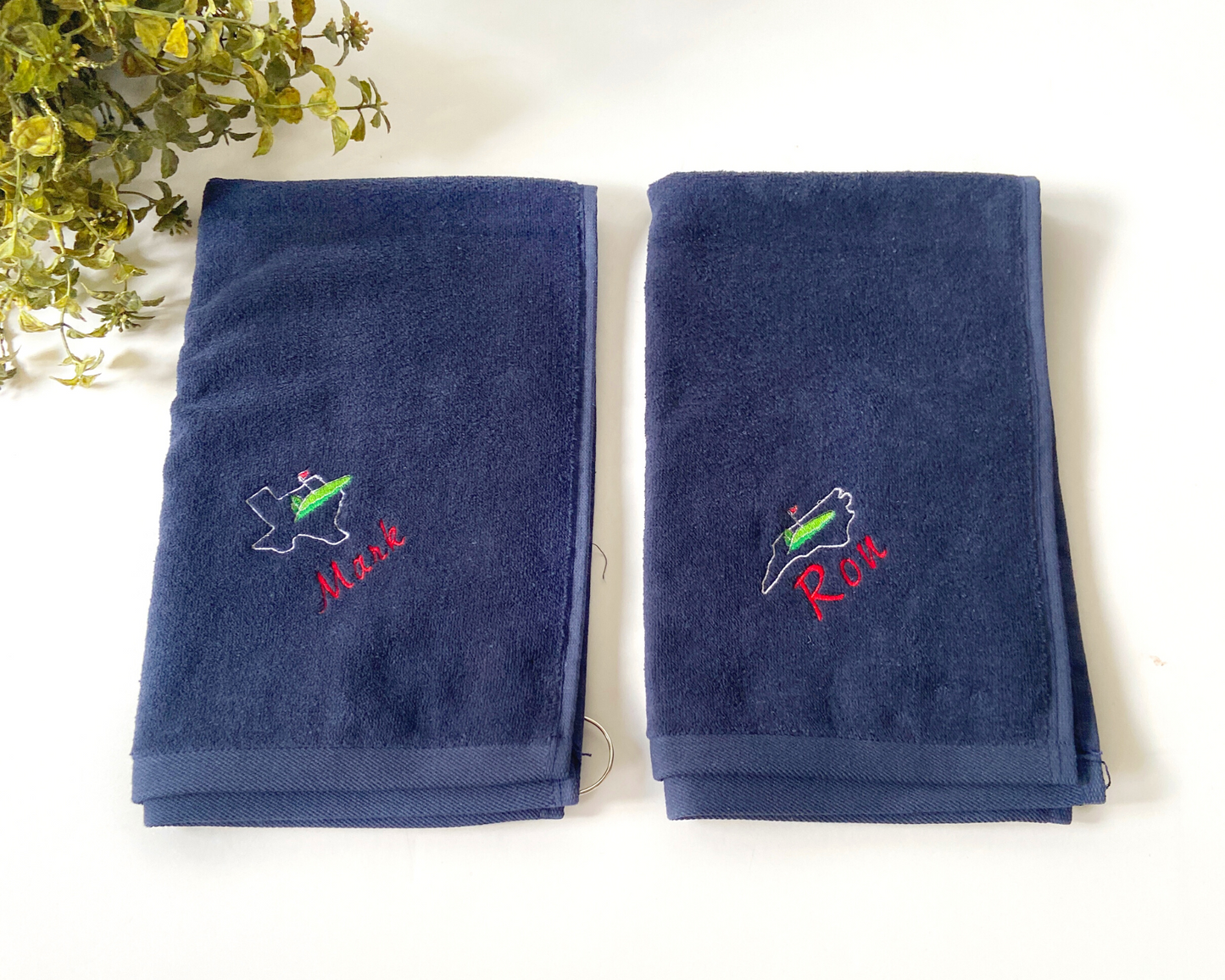 Embroidered State Golf Towel