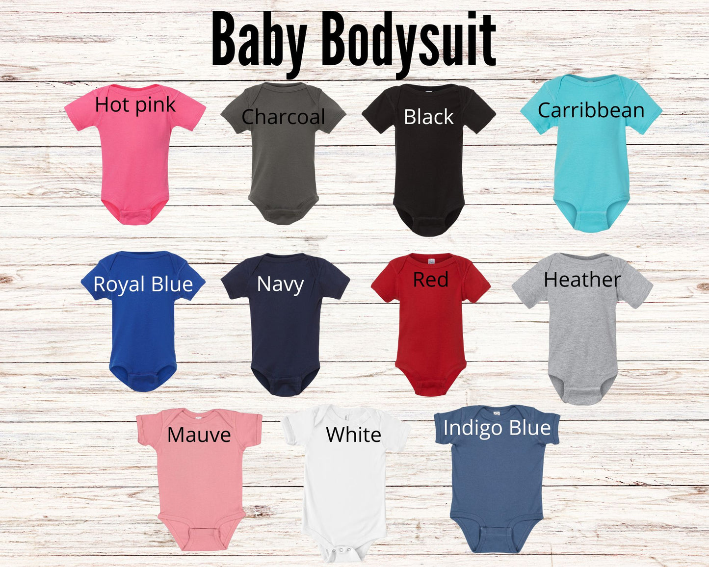 We Are The Team Personalized Baby Bodysuit