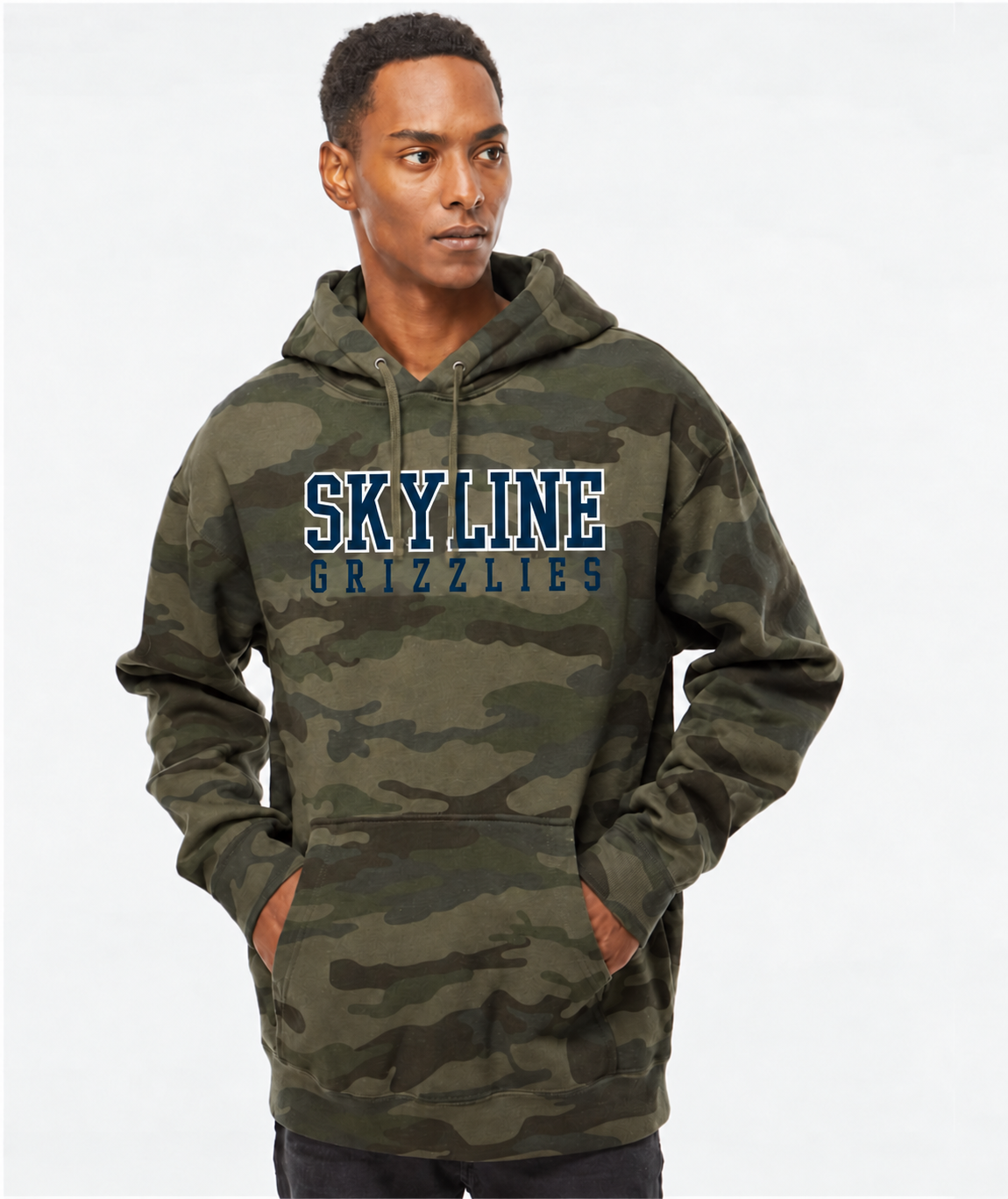 Camo Grizzlies sweatshirt Hoodie