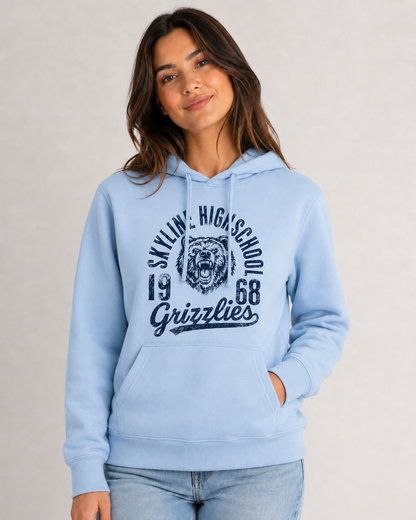 Vintage 1968 Grizzly Football Team Hoodie