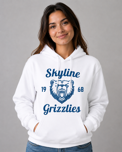 Vintage 1968 Grizzly Football Team Hoodie