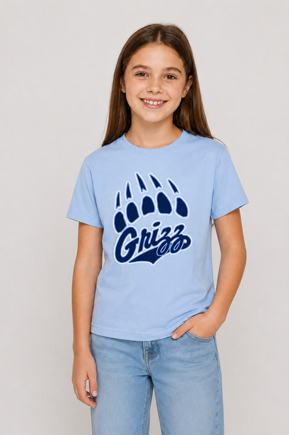 Skyline Grizz paw Kids Tees La Bella Rose Boutique