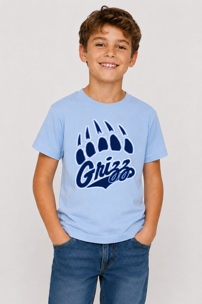 Skyline Grizz paw Kids Tees La Bella Rose Boutique