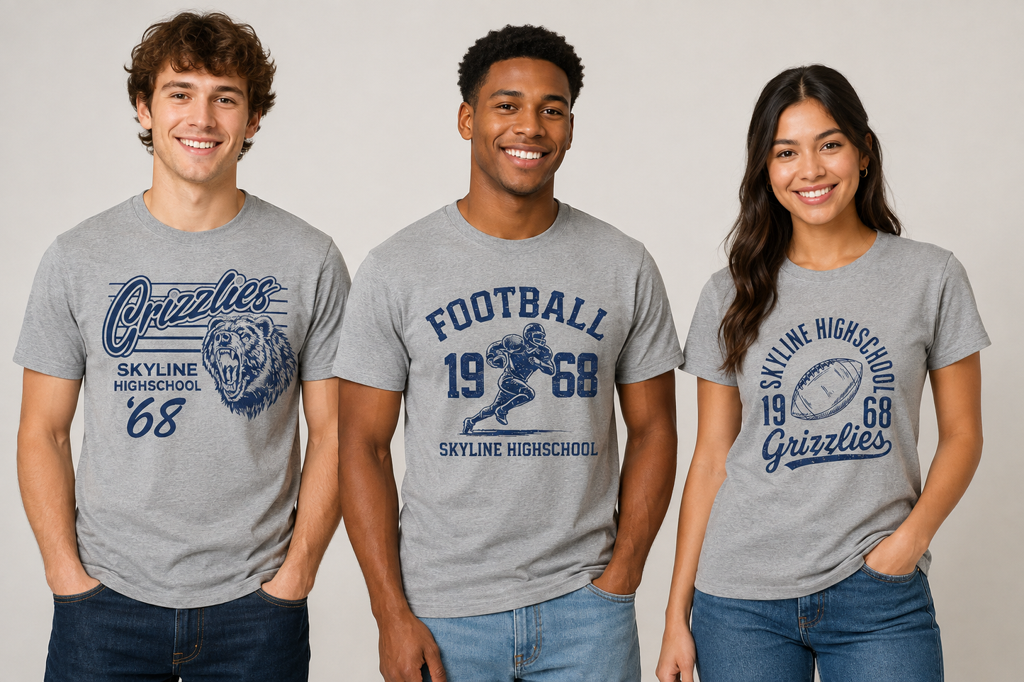 Skyline vintage Tees 9 options| Bella Canvas