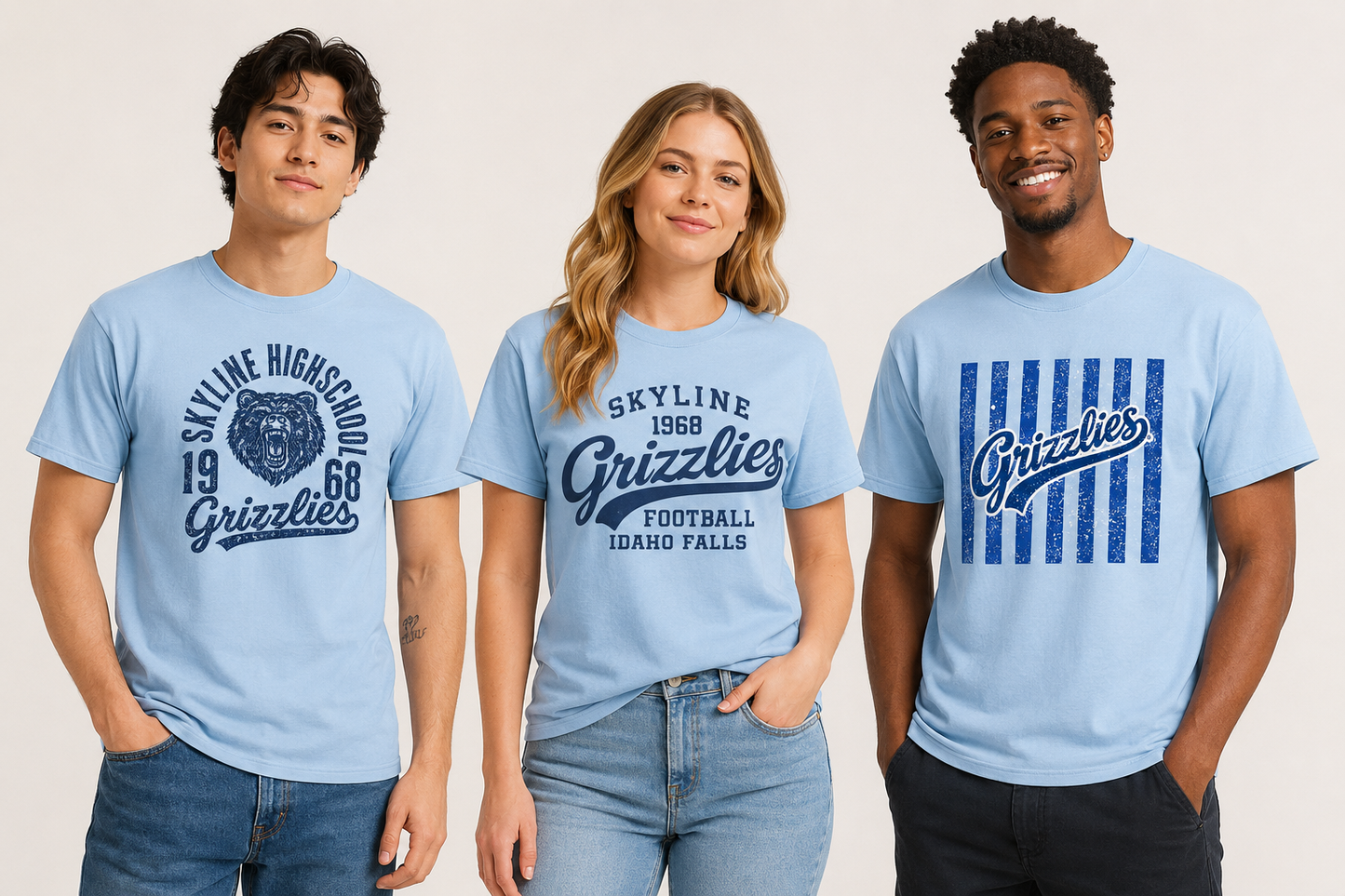 Skyline vintage Tees 9 options| Bella Canvas