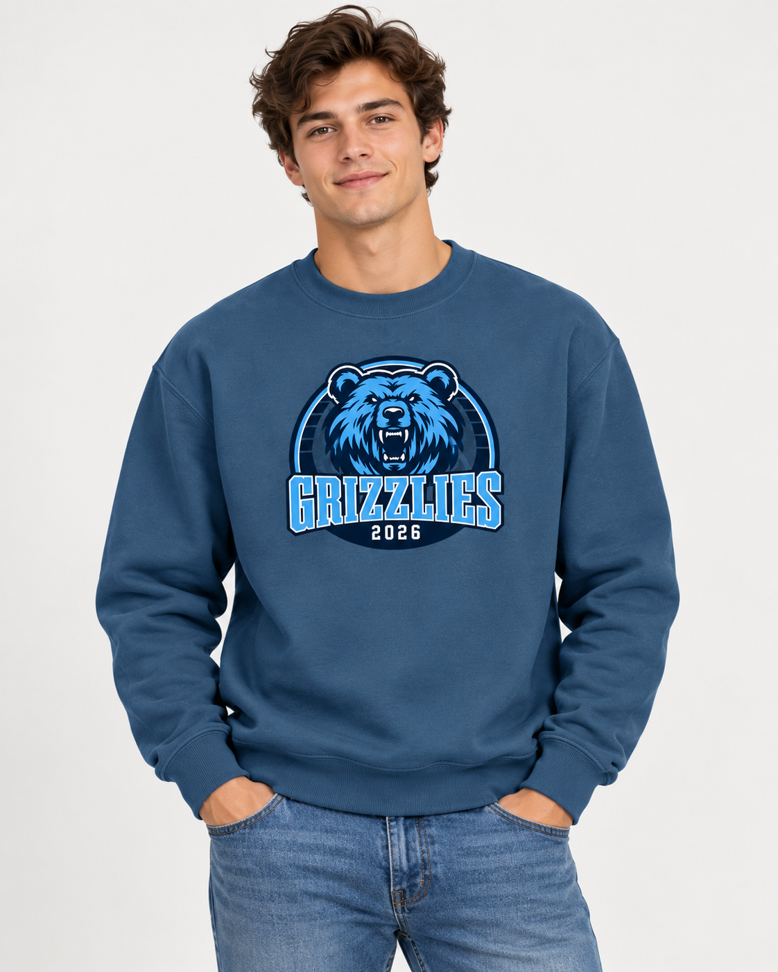 Skyline Grizz face Sweatshirts