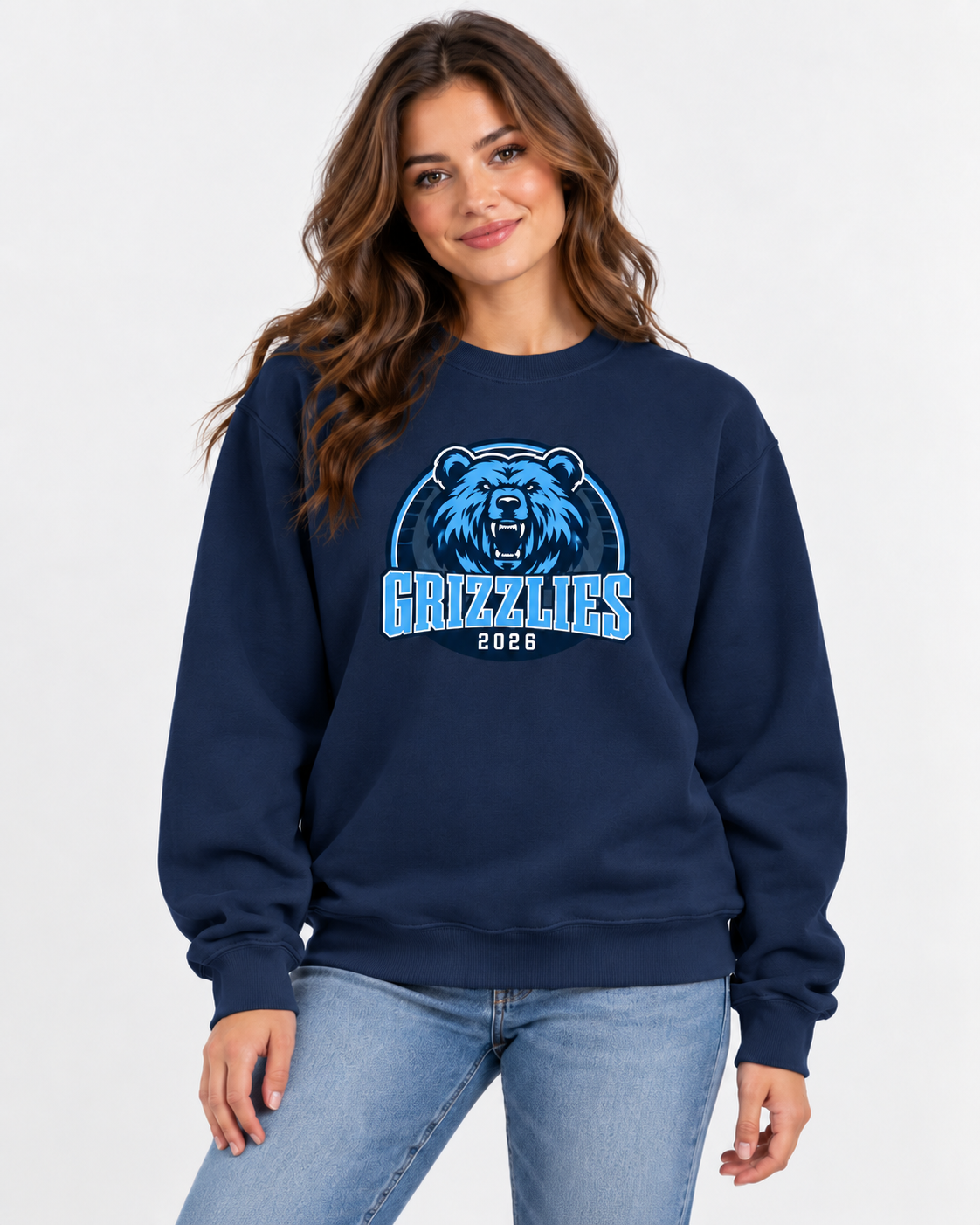 Skyline Grizz face Sweatshirts