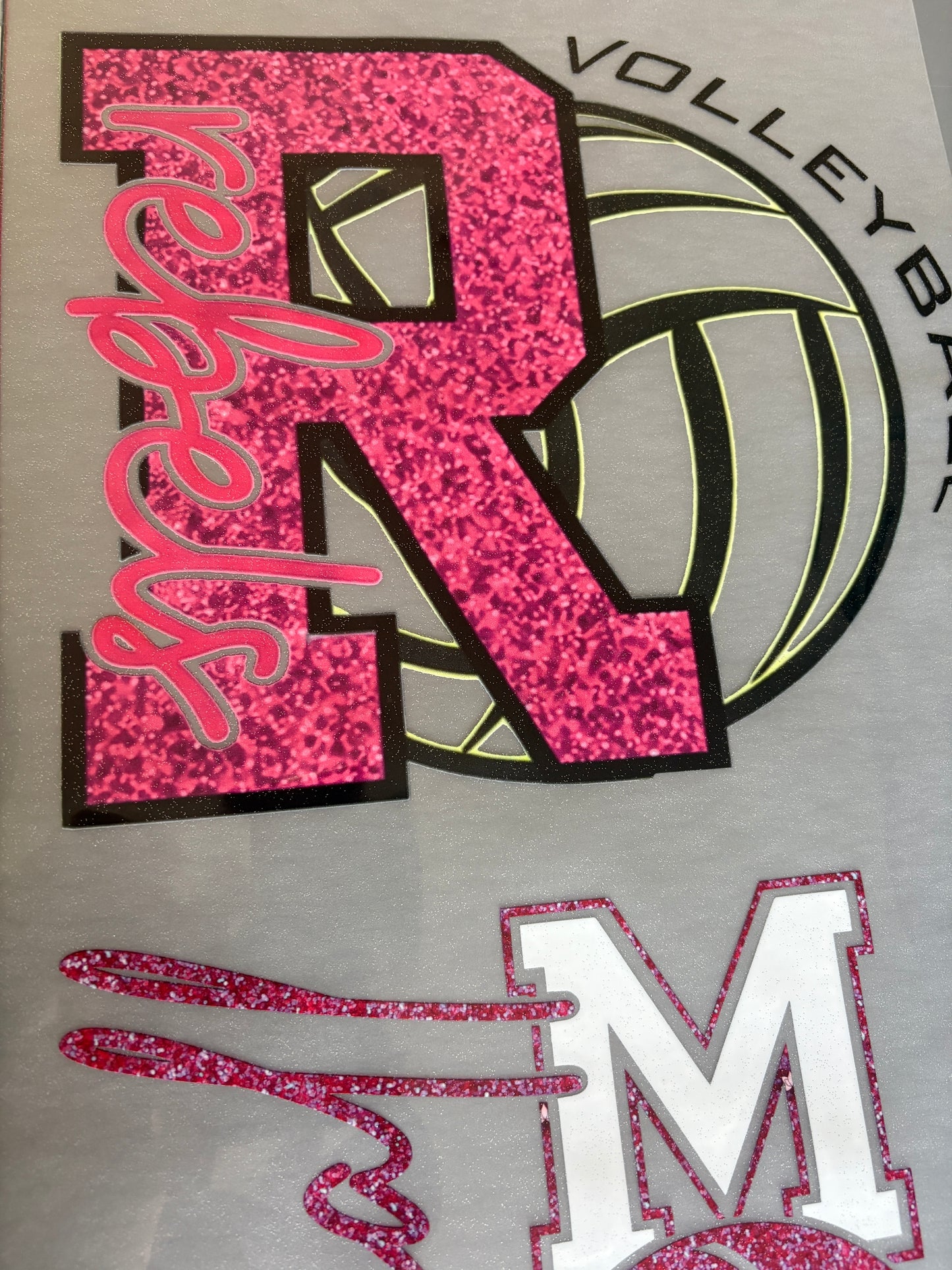 GLITTER DTF PRINTS Silver or Gold Gang Sheets La Bella Rose Boutique