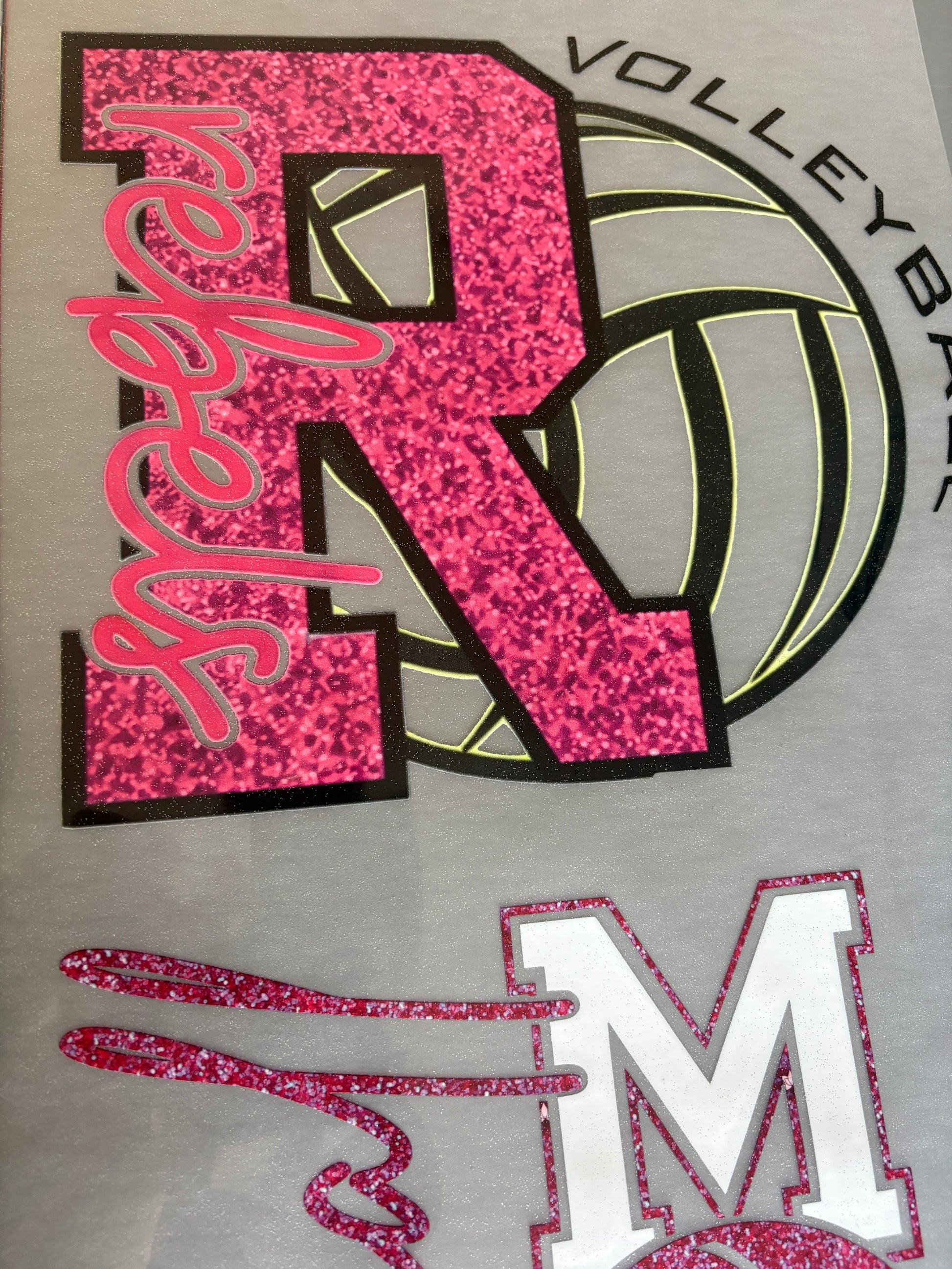 GLITTER DTF PRINTS Silver or Gold Gang Sheets La Bella Rose Boutique