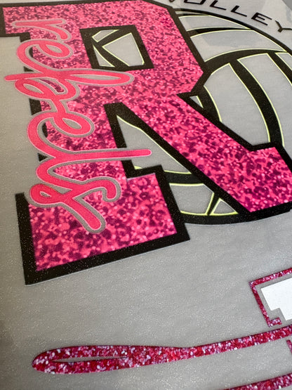 GLITTER DTF PRINTS Silver or Gold Gang Sheets La Bella Rose Boutique