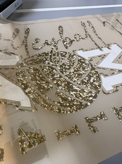 Metallic gold overlay DTF Gang sheet La Bella Rose Boutique