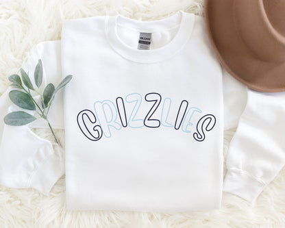 Personalized Bubble Mascot Sweatshirt La Bella Rose Boutique