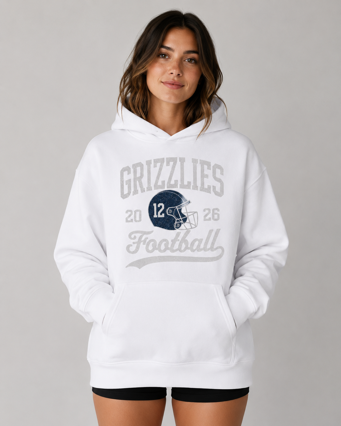 Custom helmet Number Football Hoodie Independent Brand
