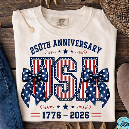 America 4th of July Tees 250 years