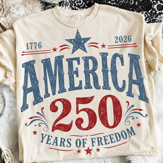 America 4th of July Tees 250 years